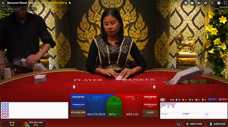 Cách chơi game Baccarat Nhanh Thái