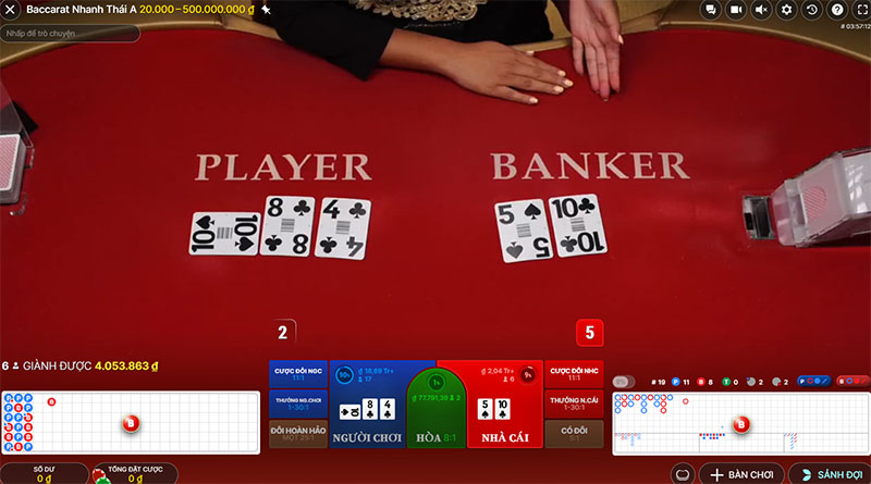 Read more about the article Cách chơi game Baccarat Nhanh Thái trên M88